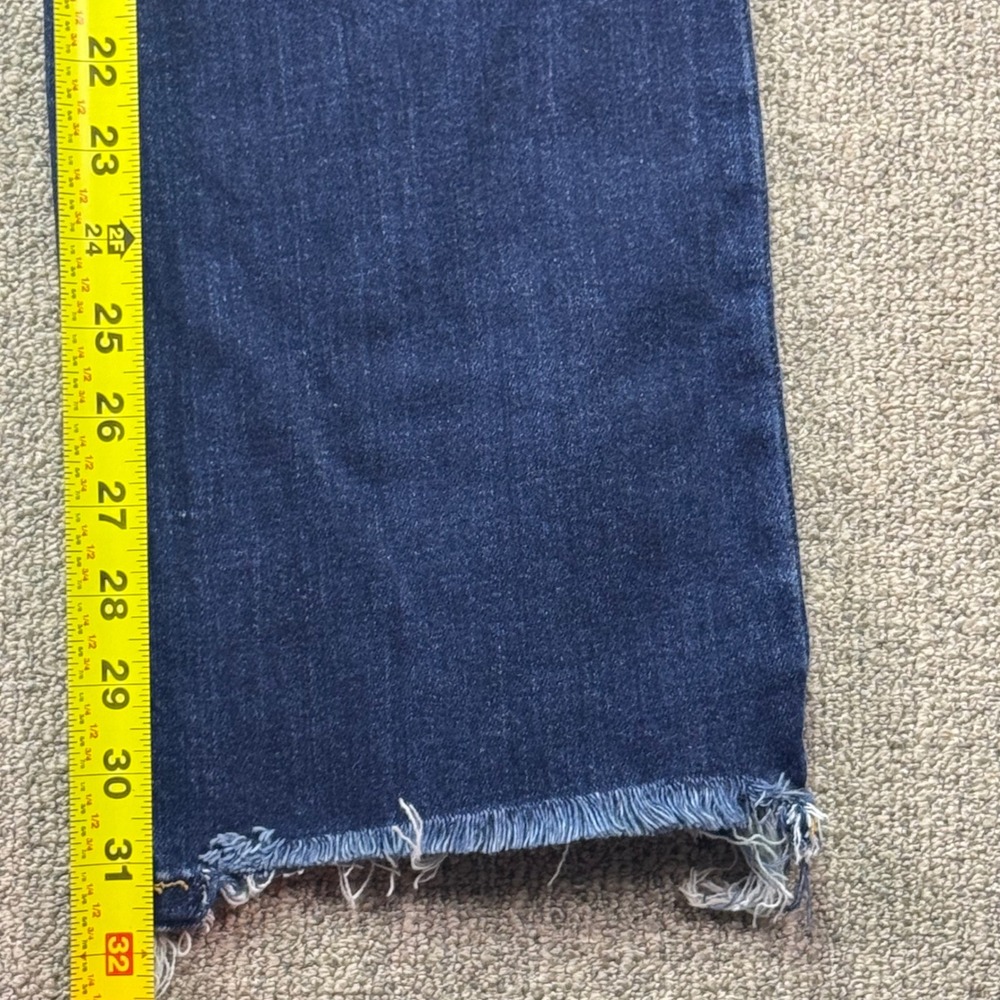 Judy Blue High Waist Bootcut Jeans Frayed Hem Dark Wash JB82568DK Size 7/28 - Picture 7 of 9